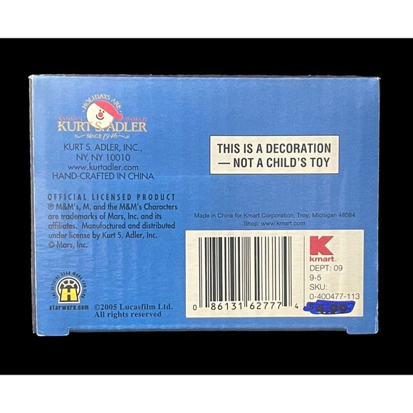 2005 Kurt Adler M&M Clone Trooper Star Wars Christmas Holiday Ornament - Picture 6 of 6